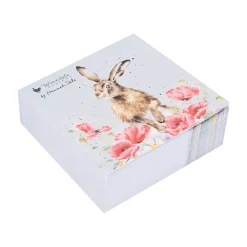 Wrendale Designs by Hannah Dale Sticky Notes - Field Of Flowers - Hare