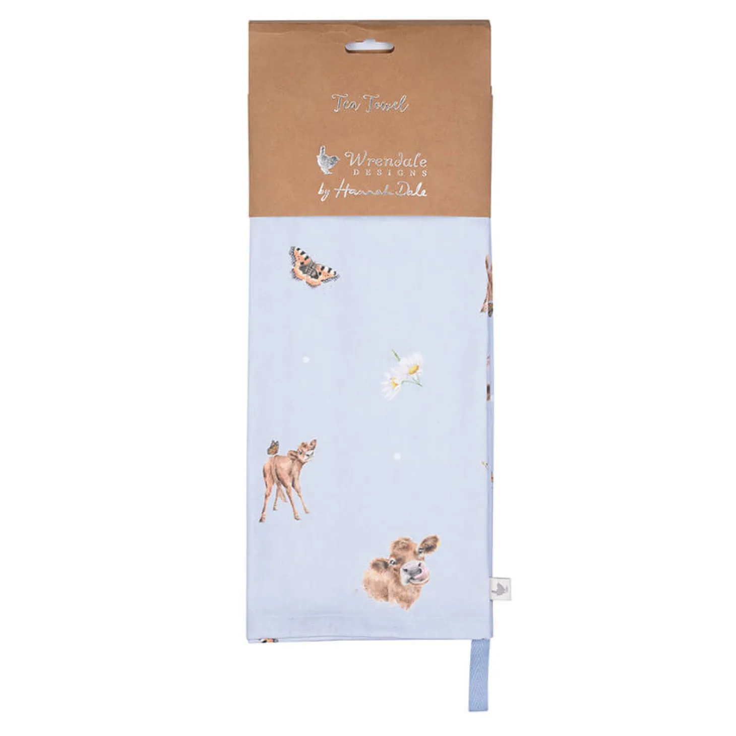 Wrendale Designs by Hannah Dale 100% Cotton Tea Towel - Farmyard Friends