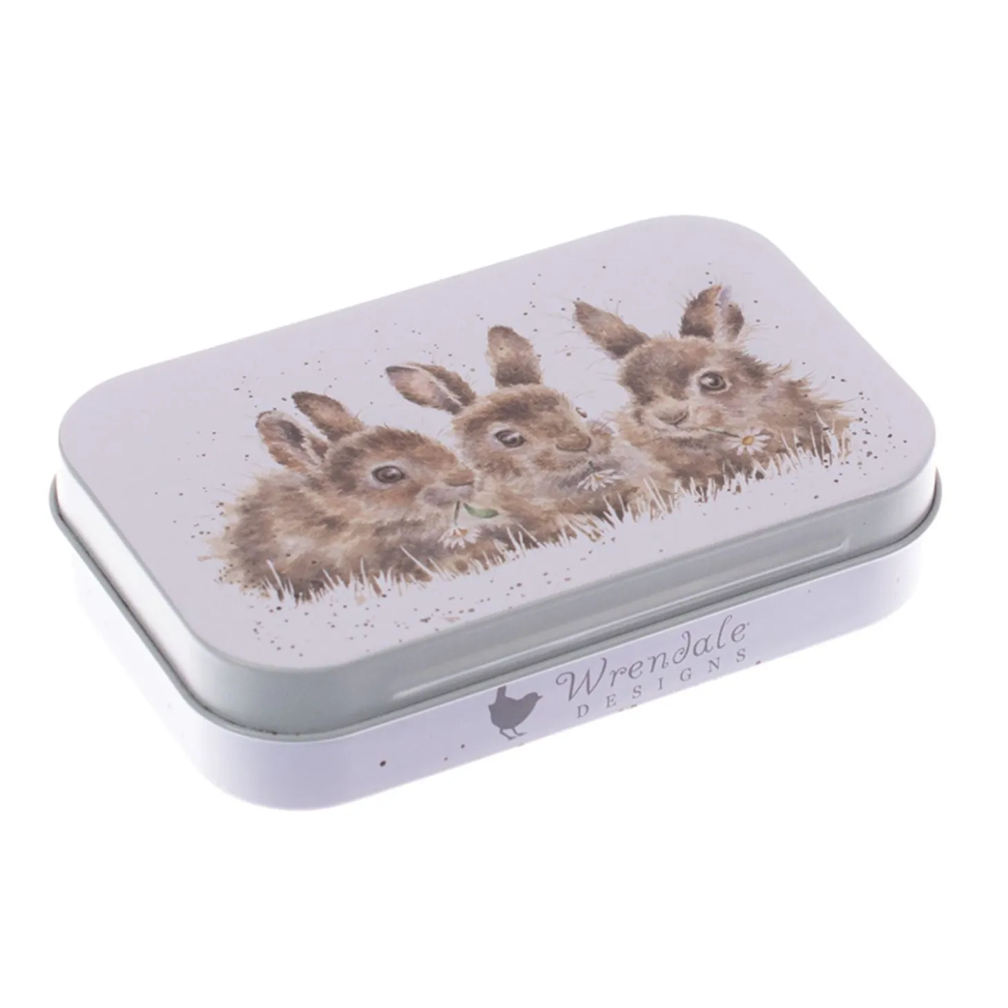 Wrendale Designs by Hannah Dale Mini Tin - Daisy Chain Rabbit