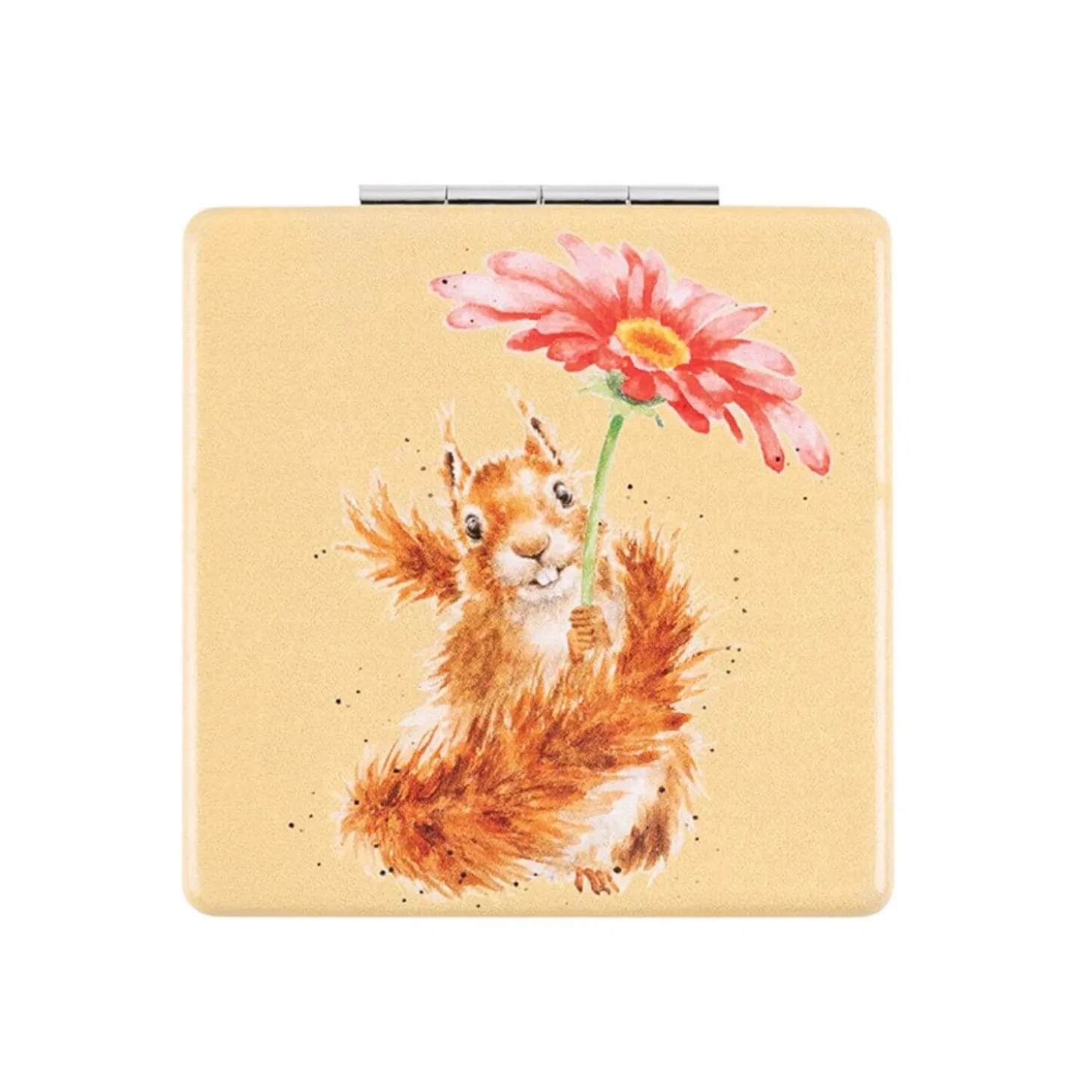 Wrendale Designs Compact Mirror - Flowers Come After Rain