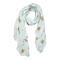 Wrendale Designs Everyday Scarf - Awakening - Hedgehog