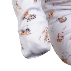 Wrendale Designs Little Wren Little Paws Printed Babygrow - 0-3 Months