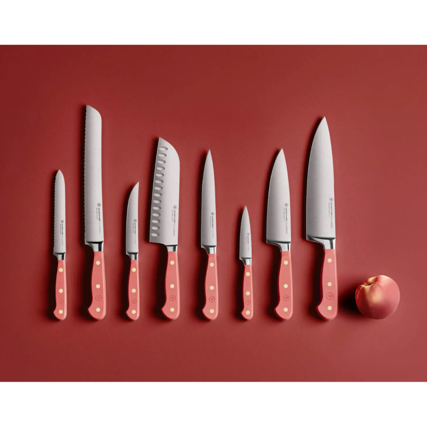 Wusthof Classic 9cm Paring Knife - Coral Peach