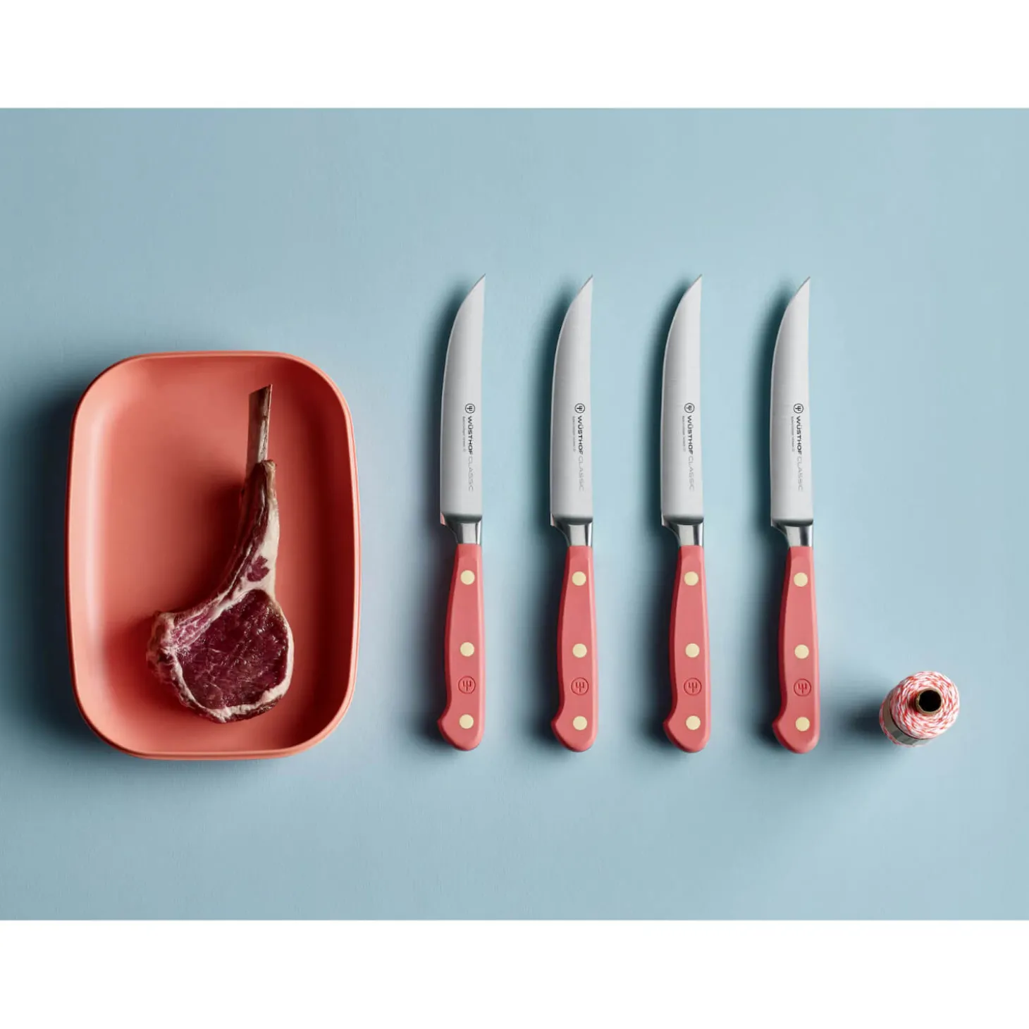 Wusthof Classic 14cm Serrated Utility Knife - Coral Peach