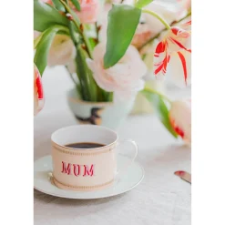 Yvonne Ellen Fine China Teacup & Saucer - Mum