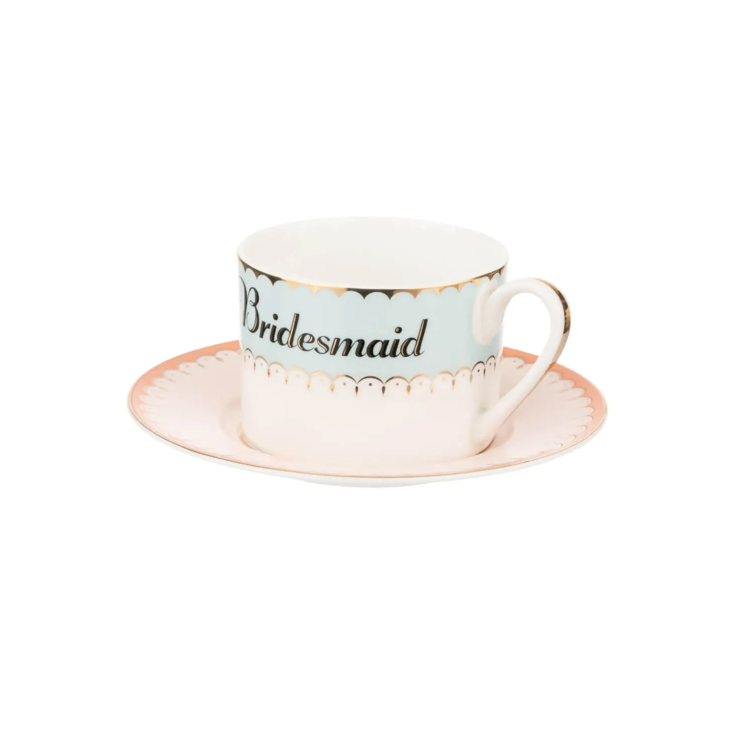 Yvonne Ellen Fine China Teacup & Saucer - Bridesmaid