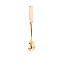Yvonne Ellen Set of 4 Teaspoons With China Handles - Bee